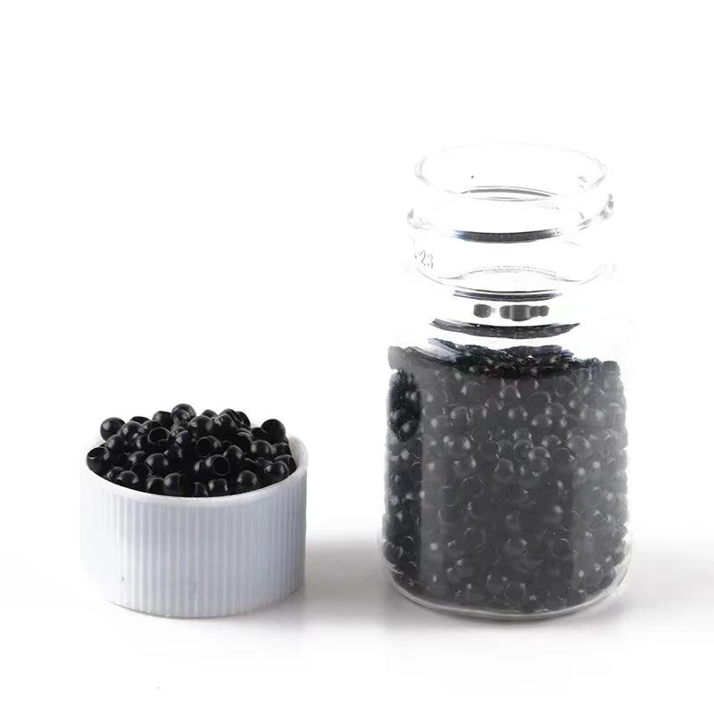 Wholesale for Silicone Micro Breads Hair Extension Beads 30mm/50mm Nano Keratin Microring for Nanotip Commercial Use