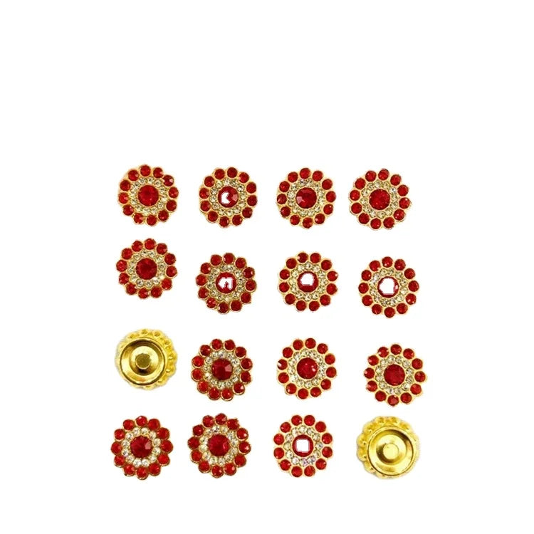 Hot Selling Sunflower Glass Ornaments Crystal Sew on Flower Rhinestones for Girl Headdress Garments
