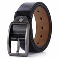 LQbelt Factory Genuine Leather Belt Men's Pin Buckle Belt Cowhide Belts for Men Male Custom Design