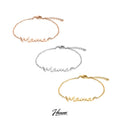 HOVANCI Tarnish Free Stainless Steel Mama Bracelet Titanium Steel Letter MAMA Mothers Day Bracelet