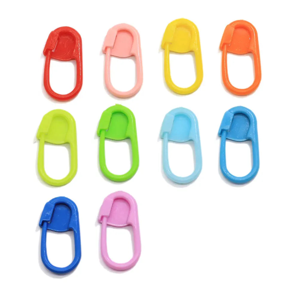 New 22mm Colorful Plastic Safety Pin Sewing Hooks Knitting Needles for Markers