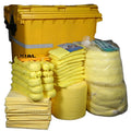 1110L Wheeled Locked Chemical Spill Kit Hazmat Absorb Spill Kit Wheeled Mobile Container Bin