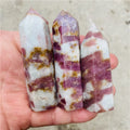 Wholesale Natural Red Tourmaline Crystal Point Pink Tourmaline Tower
