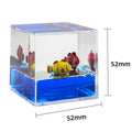 Cubes Decoration OEM Logo Printed Acrylic Oil Water Paperweight Aqua Custom Floater Available