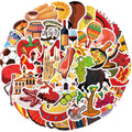 50PCS Spain style cartoon food traditional culture Spanish sticker