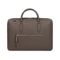 Custom Logo Waterproof Vintage Berifcase Sling Bag Genuine Leather Laptop Bag With Zipper Business Travel Bag for Men