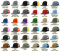 Oem Custom Design Your Own Logo Trucker Baseball CapCotton 5 Panel Gorras Mesh Snap BackMen 3d Embroidered Bulk Trucker Hat