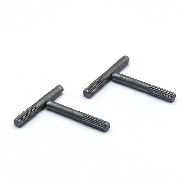 Quality Assurance Custom Cylindrical Straight Knurled Pins New Design Non-Standard Iron Shaft Pin Fasteners