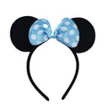 2023 Cartoon Mouse Ears and Bow Tiara Mickey Hair Band Happy Birthday Party Headwear-Promotional Party Supplies