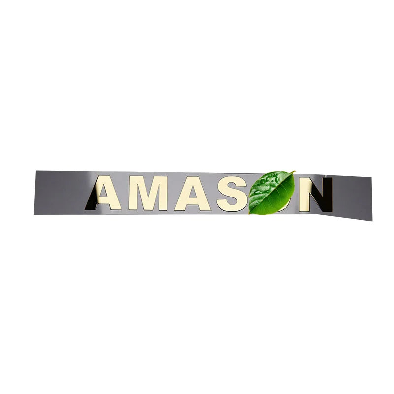 logo Sticker Metal Plate 3m Label