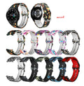 FORWELLENY Factory Rubber Silicone Flower Sport Galaxy Watch 4 5 6 7 Classic Smart Band Straps 44mm Women for Samsung
