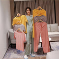 SFY-Y388 Female Home Clothes 2 Pcs Lady Home Suit Summer Lounge Wear Autumn Loose Homewear Pajamas Pants Set Women's Sleepwear