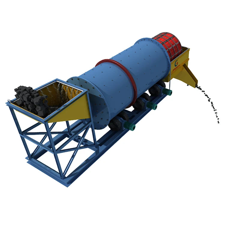 Gold Mining Equipment Washing Mining Trommel Scrubber Detector for Sale