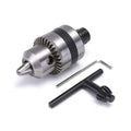 YouQi 1.5-10mm Manual CNC Drill Chuck with 5mm Steel Shaft Mount B12 Inner Hole Adapter