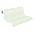 Made in Germany - Wallpaper rolls Solid Plain Colour Light Green - Non Woven Vinyl - Wallpaper Linen Look - 1005 x 053 m