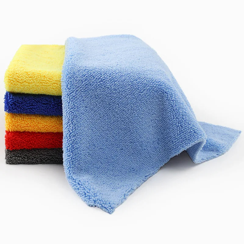 RTS 80% Polyester 20% Polyamide Micro Fiber Car Towel 40 cm X 40 cm Super Absorbent Long Short Pile Microfiber Towel Wholesale
