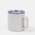 Custom Logo 15oz Double Wall Insulated Vacuum Beer Mug Stainless Steel Travel Coffee Mug with Handle and Lid