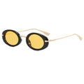 Superhot Eyewear 27161 Fashion 2022 Retro Steampunk Style Small Oval Sunglasses