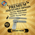 C16 Easy Install Steel Pivot Hinge 90Â°-225Â° Multi-Angle Adjustable Sofa Headrest Armrest Smooth Lock 90Â°-225Â° Position Kitchen