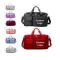Custom Logo Waterproof Travel Sports Gym Bag for Women Custom Logo Sports Custom Gym Bag With Shoe Compartment
