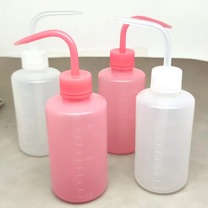 Wash Bottle 250ml Thickened Succulent Spray Bottle Tattoo Pot Curved Spout Watering Can Cleaning Bottle Succulent Watering Can