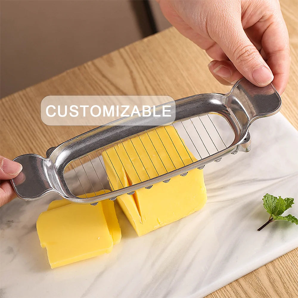 Factory Butter Wire Slicer Handheld Butter Cutter Cheese Cutting Stainless Steel Wire Cheese Cutting Wire Kitchen Supplies