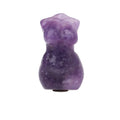 HZ Wholesale Natural Lepidolite Crystal Craft Human Crystal Model Purple Mica Stone Craft Carving