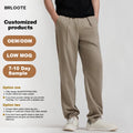Mens Pants Old Money Style Loose Casual Baggy Sweatpants Trousers Colored Linen Lyocell Summer Long Pants Manufacturer Factory