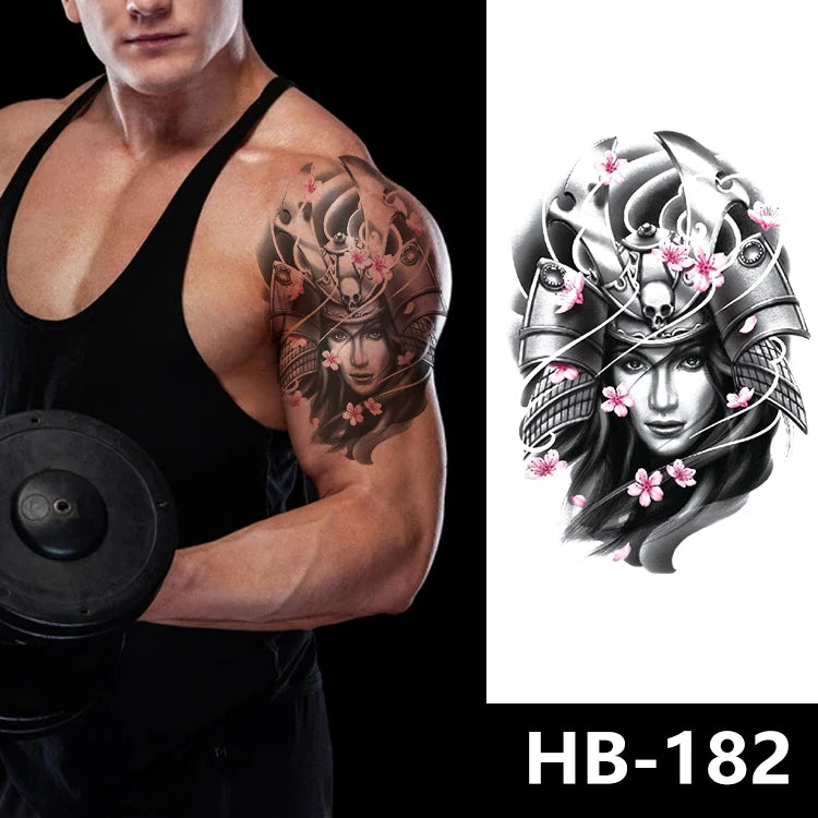 Wholesale Evil Black Dark HB Waterproof Temporary Tattoo Custom Tattoo Stickers
