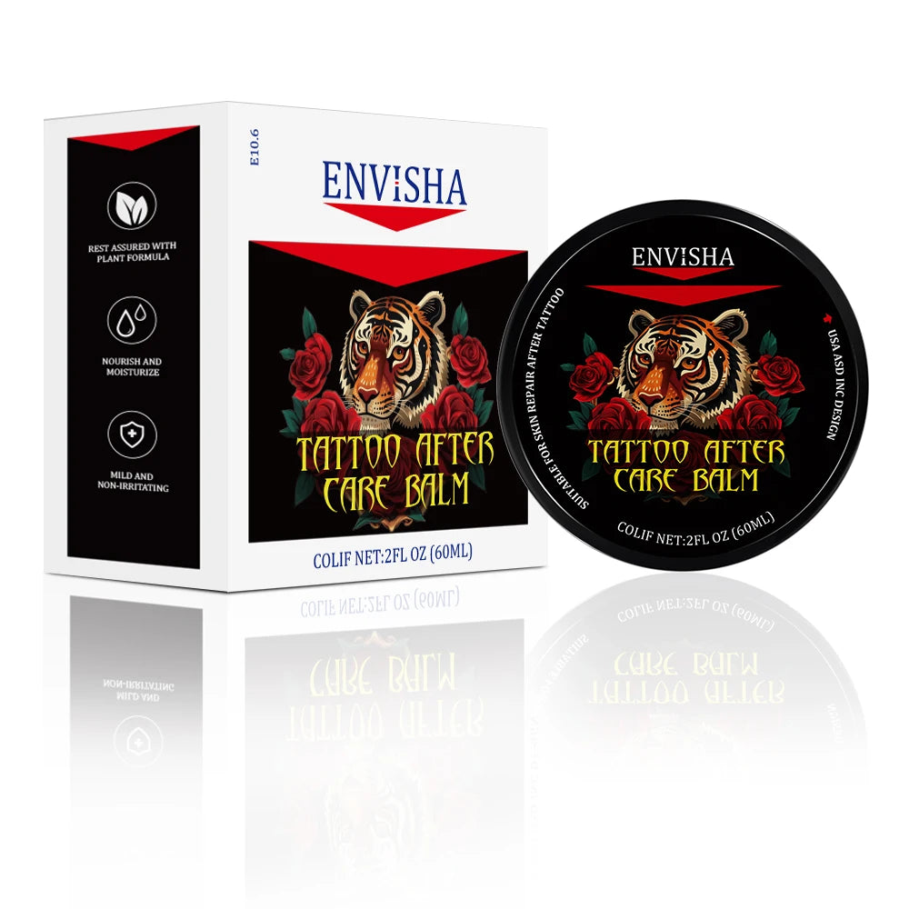 Private Label Organic Natural Body Tattoo Care Cream Skin Repair Moisturizing Fixing Color Aftercare Tattoo Balm