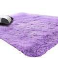 Factory Price Beautiful Long Pile Shaggy Purple Rugs Fluffy Soft Artificial Comfortable Fur Rug and Carpets for Living Room