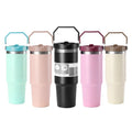 Portable Large Capacity 900ml 304 Stainless Steel Ice Cup Insulated Coffee Cup