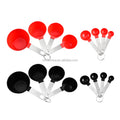 8 Pieces Stackable Nesting Measuring Cups & Spoons Set with Stainless Steel Handle