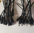 Customized 18AWG 5.5x2.1mm DC Power Cable Wires Male Female Connectors With 50cm for CCTV Security Camera Lighting Power Adapter