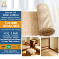 Original Natural Rattan Material Wicker Weave Multifunctional Rattan Cane Webbing Rotin for Wholesale