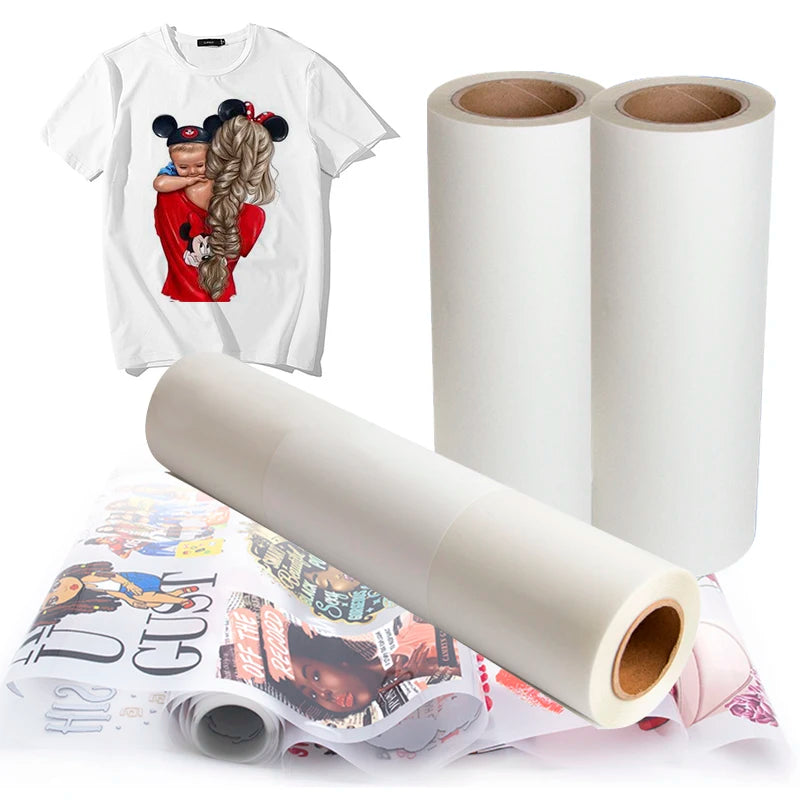 Printable Heat Transfer Vinyl Pet Sheet Screen Printing Film A3 A4 Transfer Paper 60cm*100m Cold Hot Peel Transfer Film