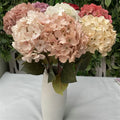Hot Sale Silk Big 76CM Artificial Hydrangea Single Stem Decorative Flower Hydrangea