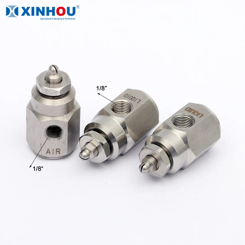 JM 1/8 Humidifying Stainless Steel Pressure Flat Fan Mini air Atomizing Fog Spray Nozzle