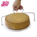 Wholesale Price Adjustable Kitchen Metal Fondant Stainless Steel Wire Cake Leveler Cutter Slicer