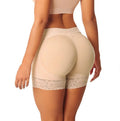 Plus Size 6XL Breathable Lace Waist Tummy Control Butt Lifter Shaper with Padded Buttocks