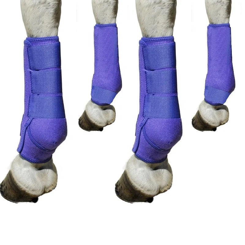 Horshi Neoprene Horse Tendon Boots Set of 4 Multi-purpose Horse Tendon Sport Boots Superior Protection