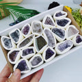 Natural Rough Crystal Stones Healing Crystals Cheap Amethyst Clusters Box Gift Box
