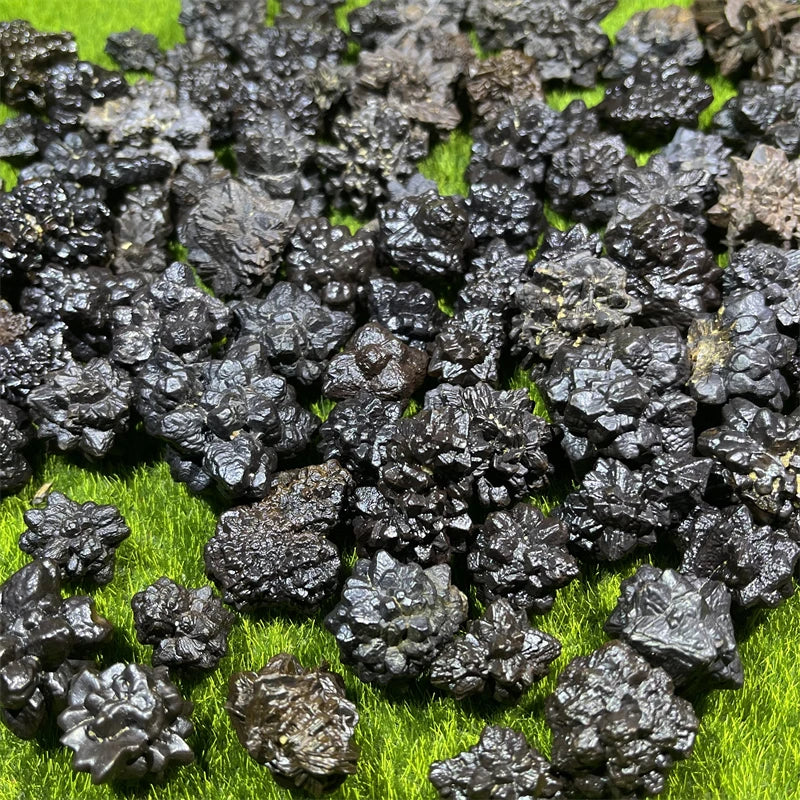 Bulk Wholesale Egypt Semi-Precious Stone Raw Gemstone Natural Black Carbonado Rough Prophecy Stones for Healing Reiki