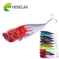 HEGNJIA 9CM 12G Hard Plastic Bait Floating Popper Bait Fishing Lure Artificial Saltwater Popper Lure