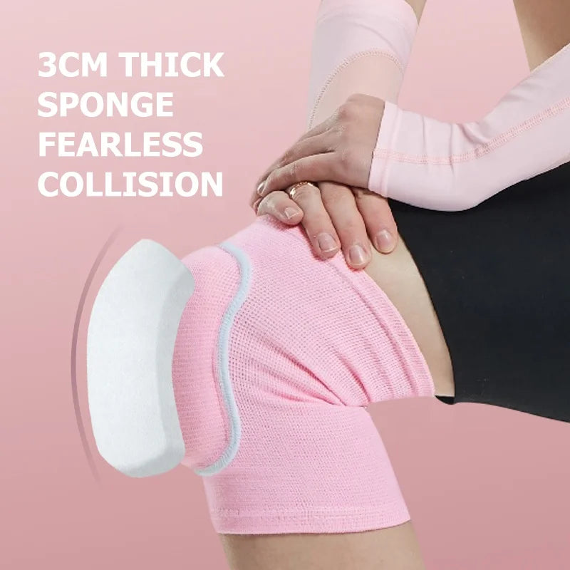 Soft Breathable Chinese Elastic Knee Pads Volleyball Kneepad for Men Women Kids
