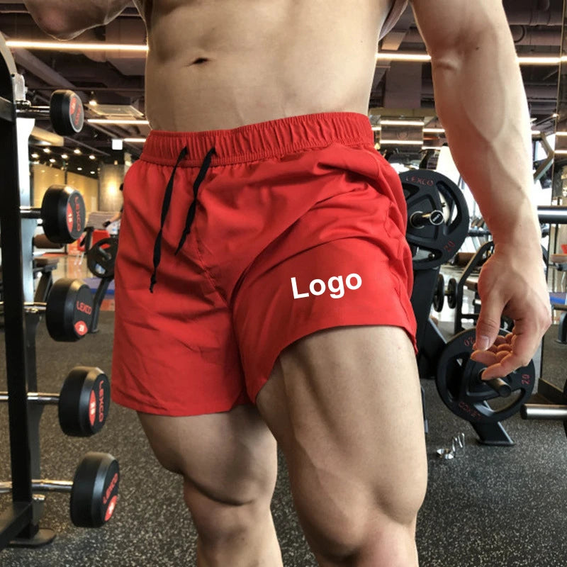 Wholesale Custom Quick Dry Comfortable Solid Gym Running Bodybuilding Men Shorts