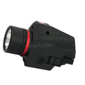 Hunting LED Flashlight IR Tactical Charging indicator laser Sight Combo for 20mm Light Scope