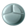 Wholesale Melamine Lunch Plate Divided Fast Food Tray School Canteen Compartment Plate Dish Plastic Plate