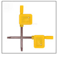 T7 T8 T10 T9 T15 T20 T25 Yellow Colour Flag Type Torx Wrench