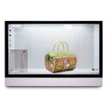 Android Display Showcase Digital Signage Transparent LCD Screen for Advertising Airport Wayfinding & Education